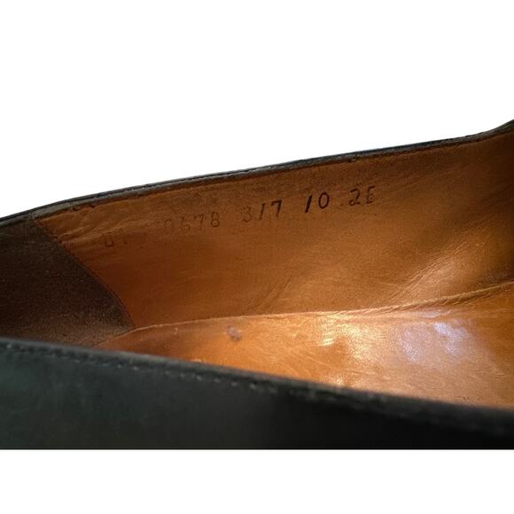 Men 10 Salvatore Ferragamo Studio Italy Kiltie Tassel Loafers Black Leather Shoe main image 6
